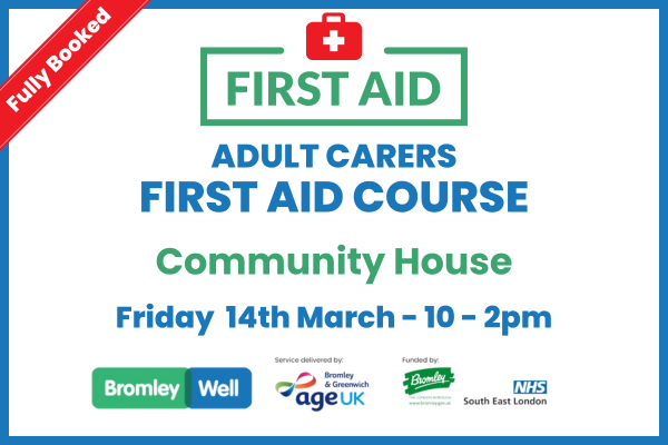 Adult Carers First Aid Course