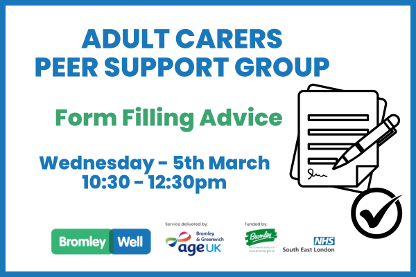 Adult Carers - Forms Completion Talk