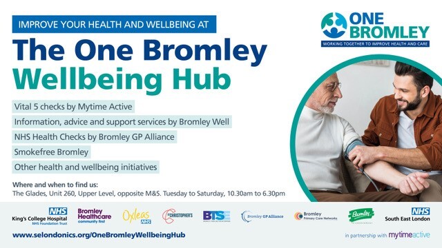 One Bromley Wellbeing Hub poster