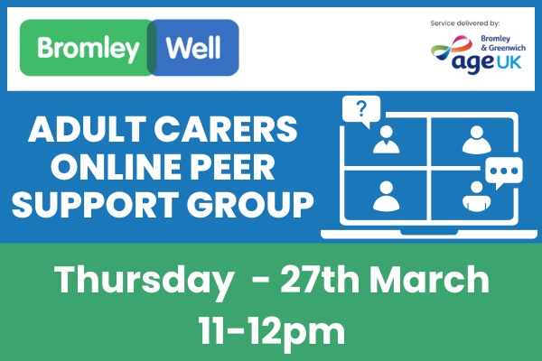 Online Adult Carers Peer Support Group