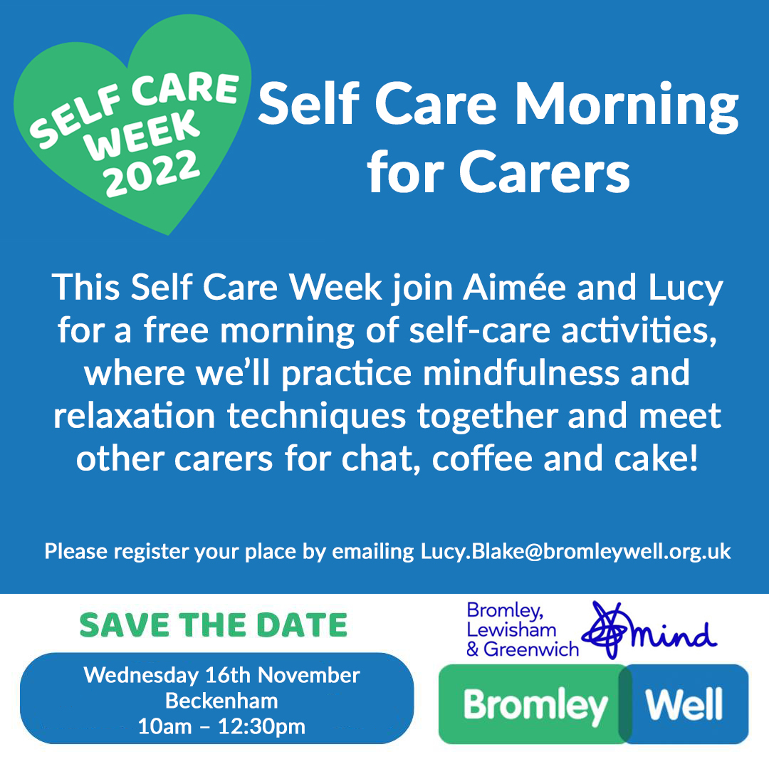 self care for carers poster