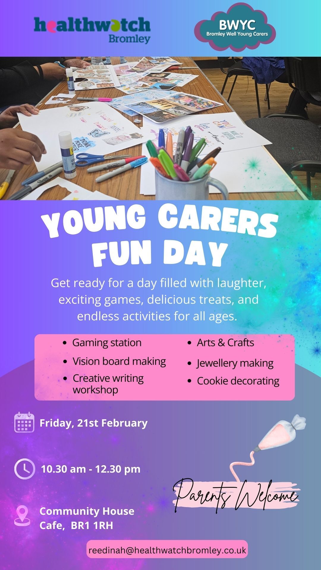 young carers fun day poster